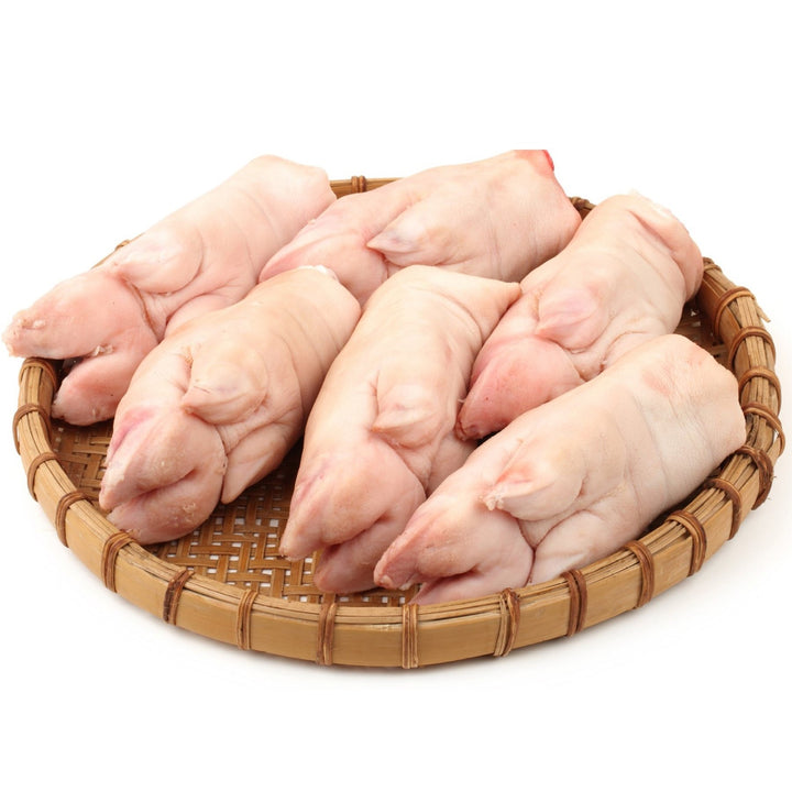 Pig Pork Trotter. Pork Leg. Raw Pork Feet