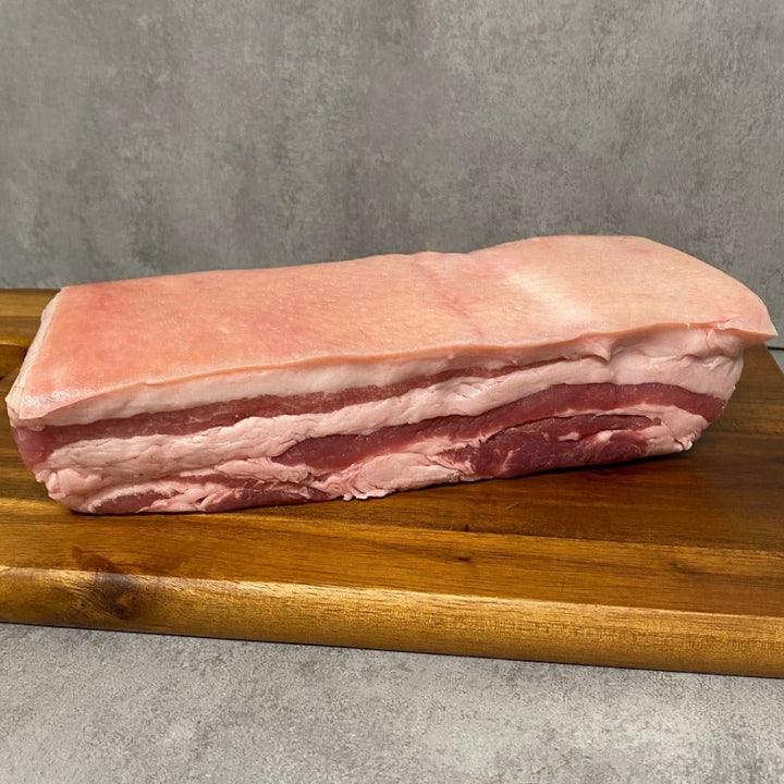 whole pork belly with skin
